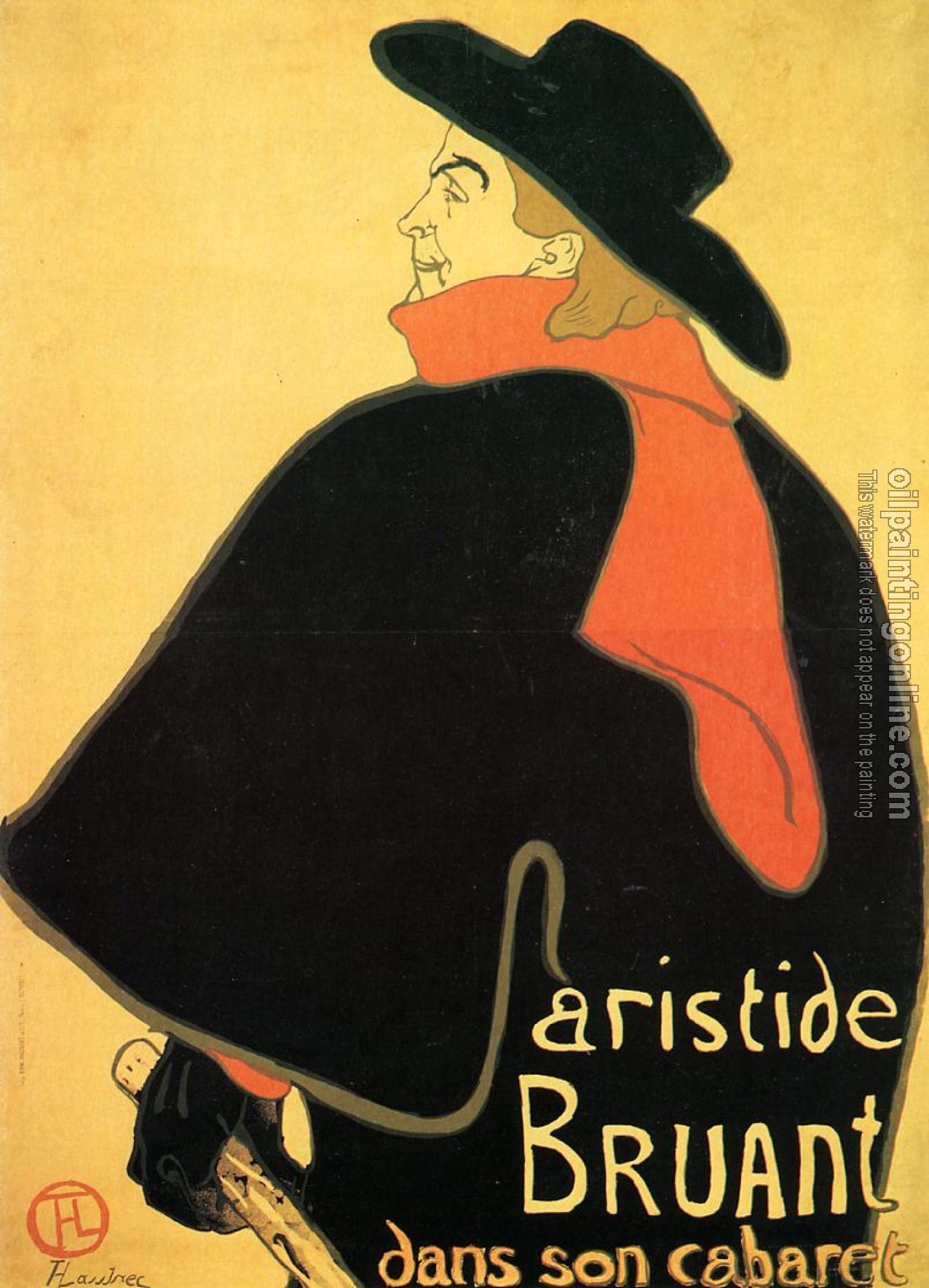 Toulouse-Lautrec, Henri de - Aristede Bruand at His Cabaret